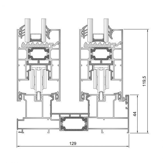 Inoform-F130-Guide-section-drawing