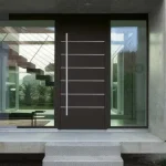 Porte con pannello decorativo